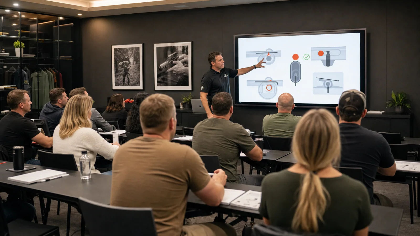 Theorie- und Sachkundeausbildung zu Waffen und Sicherheit