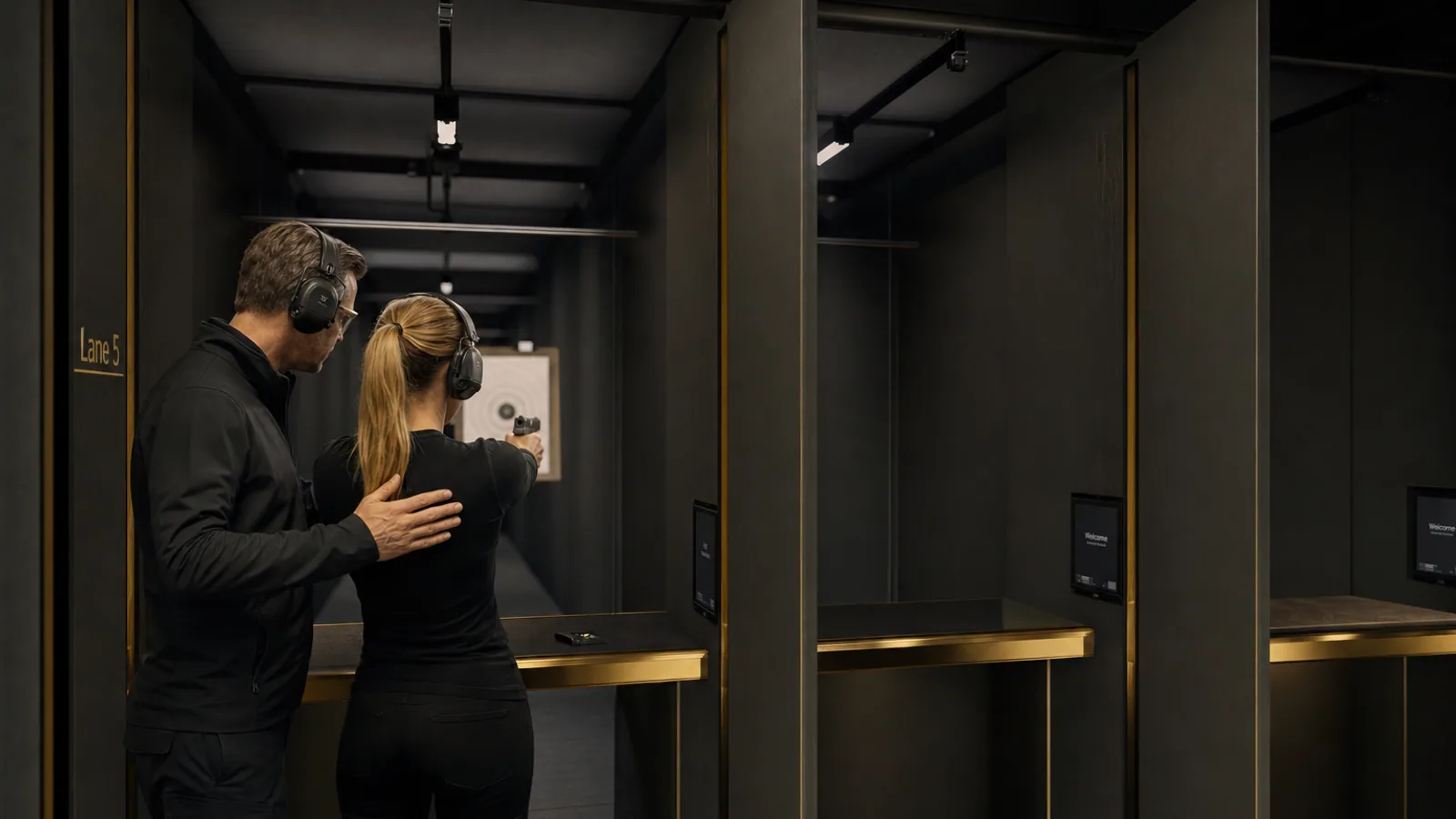 Discreet VIP support for individual shooting instruction